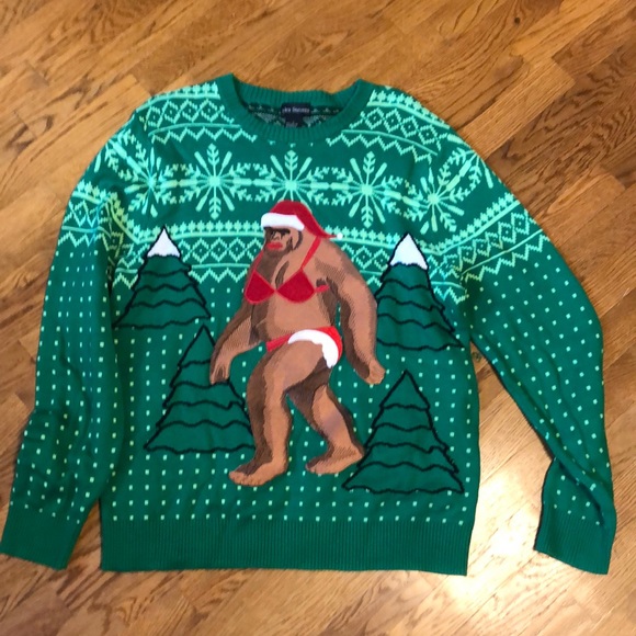 bikini christmas sweater
